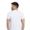 HCC Round Neck Half Sleeve Cotton T shirt White