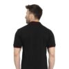 HCC Collar Neck Half Sleeve T shirt Black Red Tipping