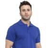 HCC Collar Neck Half Sleeve T shirt Royal Blue