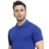 HCC Collar Neck Half Sleeve T shirt Royal Blue