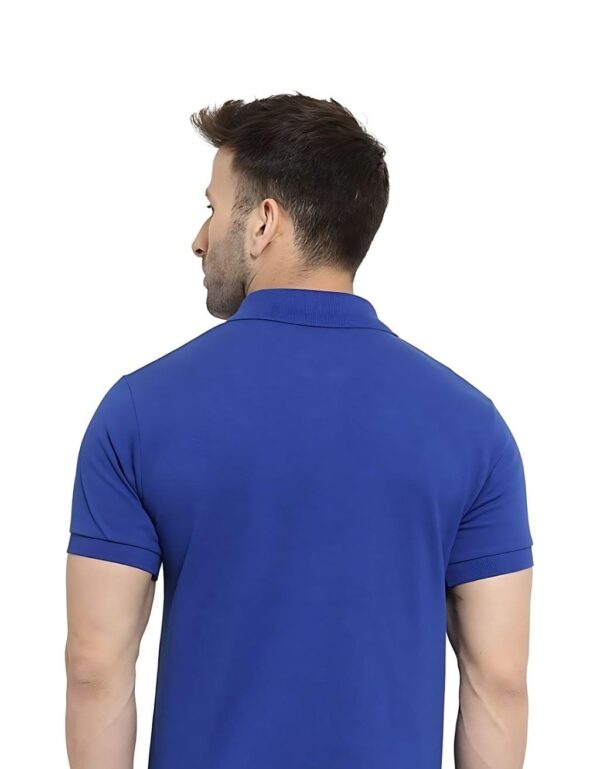 HCC Collar Neck Half Sleeve T shirt Royal Blue