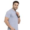 HCC Collar Neck Half Sleeve T shirt Grey