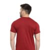 HCC Round Neck Half Sleeve Cotton T shirt Maroon