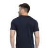 HCC Round Neck Half Sleeve Cotton T shirt Navy Blue