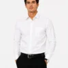Premium Men’s Cotton Full Sleeve Shirt White