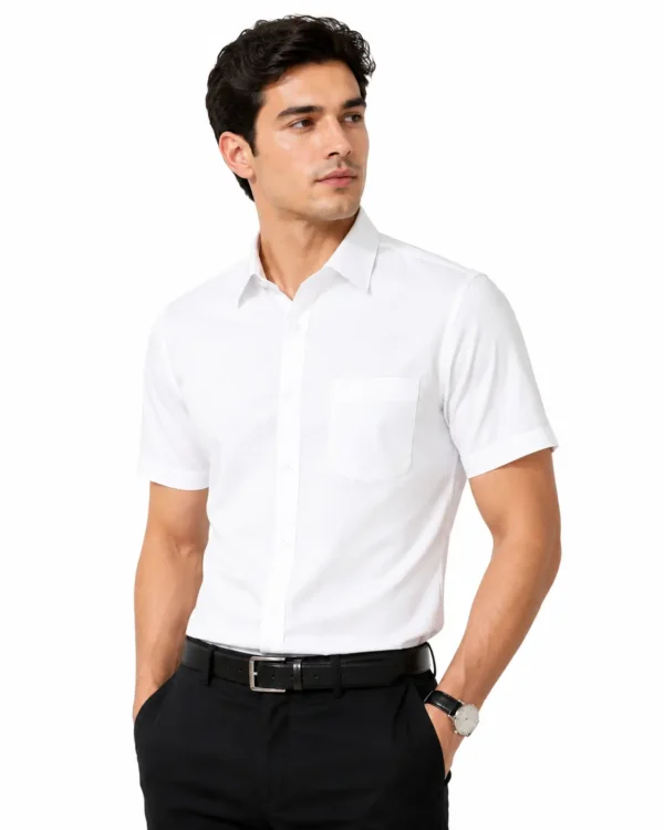 Mens Cotton Half Sleeve Formal Shirt