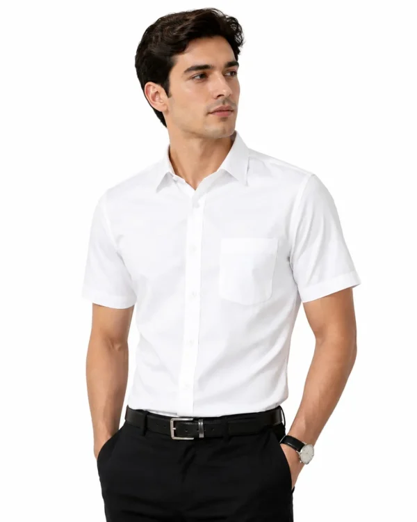 Mens Cotton Half Sleeve Formal Shirt