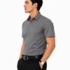 Premium Mens Cotton Half Sleeve Shirt Grey