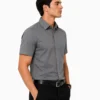 Premium Mens Cotton Half Sleeve Shirt Grey