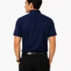 Premium Mens Cotton Half Sleeve Shirt Navy Blue
