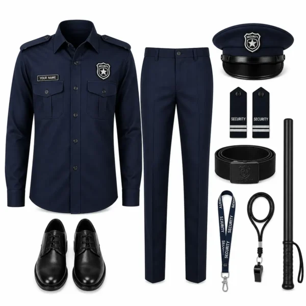 Security-Guard-Uniform-Set Navy Blue