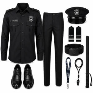 Security-Guard-Uniform-Set Black