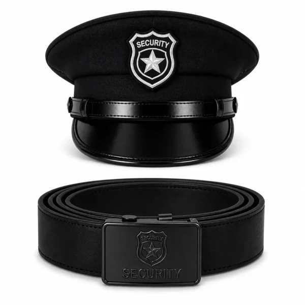 Security-Guard-Uniform-accessories-caps-and-belt